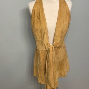 Lafayette 148  suede vest/shirt size 6